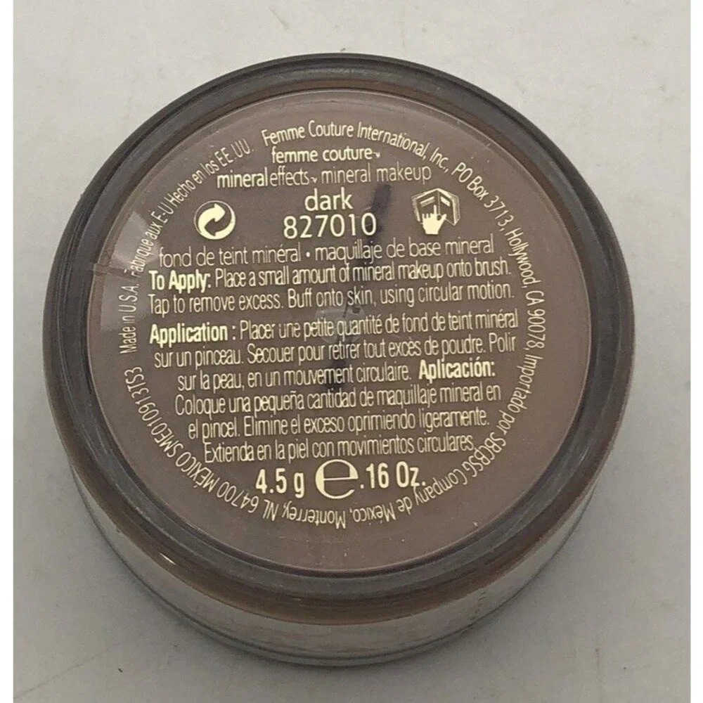 Femme Couture Mineral Effects Loose Makeup Dark 827010